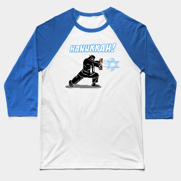 Hanukkah! Baseball T-Shirt by Hillary White Rabbit